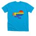 Meerkat Pride Shirt, a Neon Blue Premium Unisex Tee