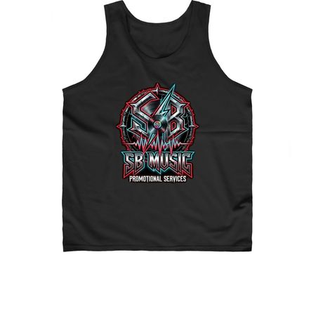 SB Music Promotional Services T-Shirts, a Black Classic Unisex Tank Top