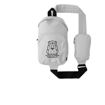 KCEBR SLING POUCH, a White Grove Sling Bag