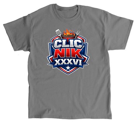 CLIC NIK 36, a Charcoal Classic Unisex Tee