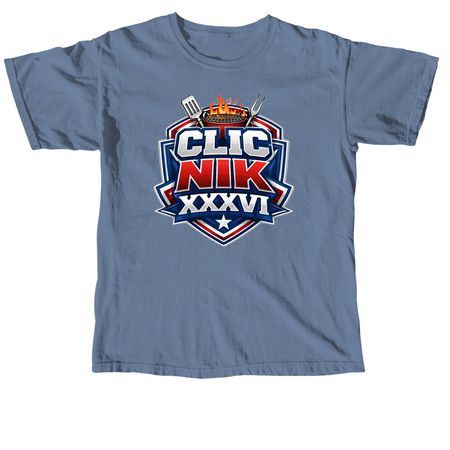 CLIC NIK 36, a Blue Jean Comfort Colors Unisex Tee