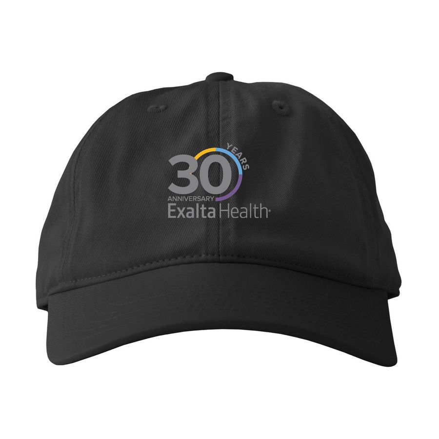 30 Years of Healthy Minds, a Black Printed Eco Baseball Cap