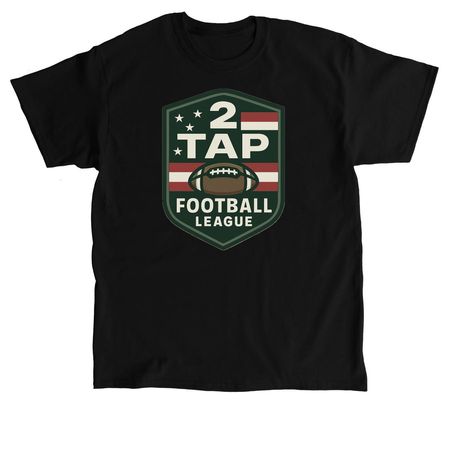 2 Tap League Merch!, a Black Classic Unisex Tee