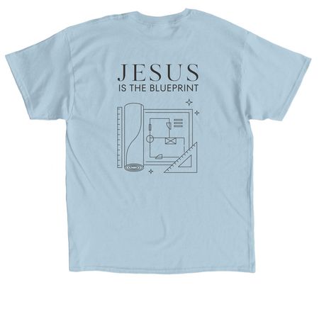 2026 Camp: Jesus Is the Blueprint, a Light Blue Classic Unisex Tee