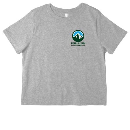 Snow Plant (Back of shirt) - SNA Apparel, a Athletic Heather Women's Heavyweight Tee