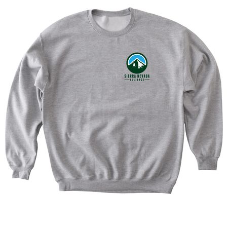 Snow Plant (Back of shirt) - SNA Apparel, a Sport Grey Softstyle Crewneck Sweatshirt