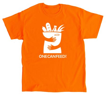 Go Orange for Hunger Awareness, a Orange Classic Unisex Tee