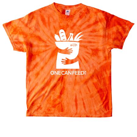 Go Orange for Hunger Awareness, a Orange Classic Tie Dye Tee