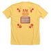 2026 AAC FAMILY CAMP TEE - Gold, a Heather Yellow Gold Premium Unisex Tee (back-view)