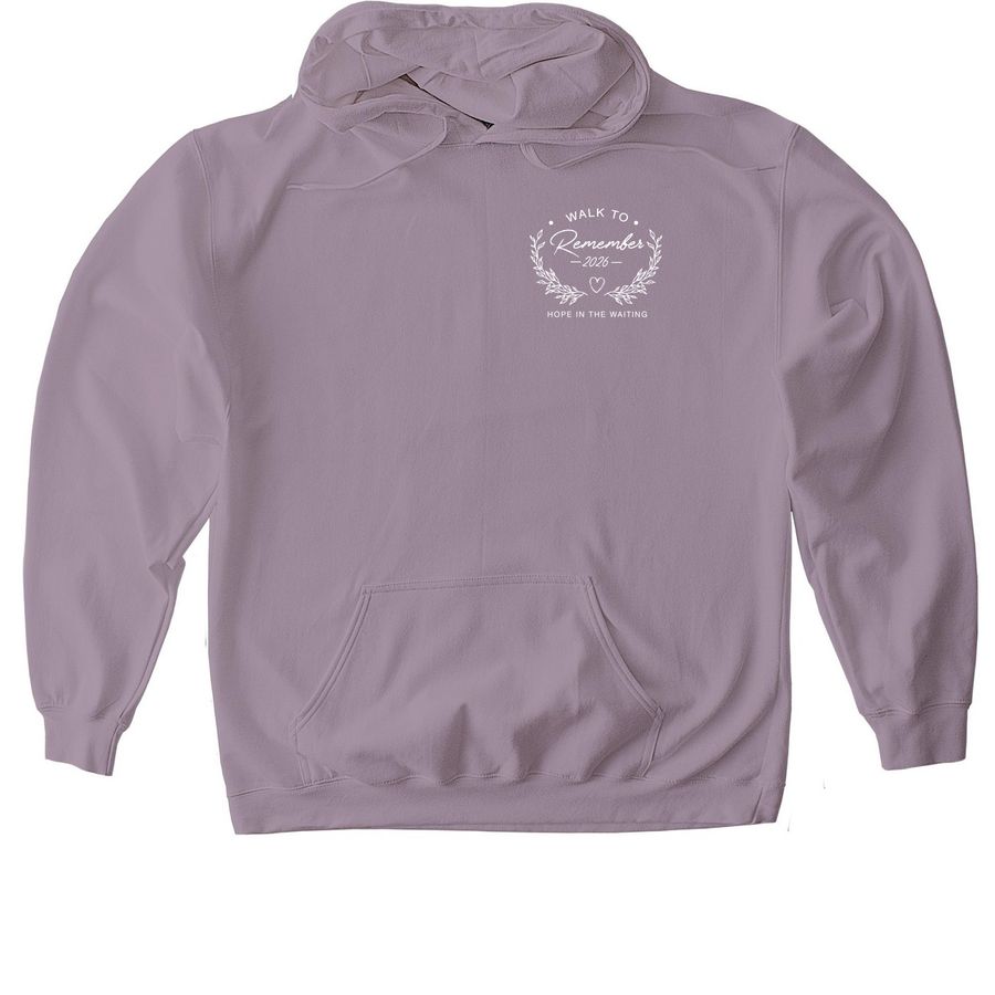 Walk to Remember 2026- Purple, a Paragon Gildan Softstyle Pullover Hoodie