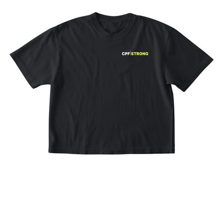 CPF/STRONG, a Black Comfort Colors Boxy Tee