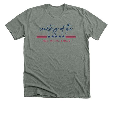 Fourth of July tee, a Deep Heather Premium Unisex Tee