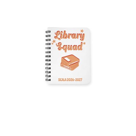 2026-2027 SCALA Notebook, a White Spiral Notebook