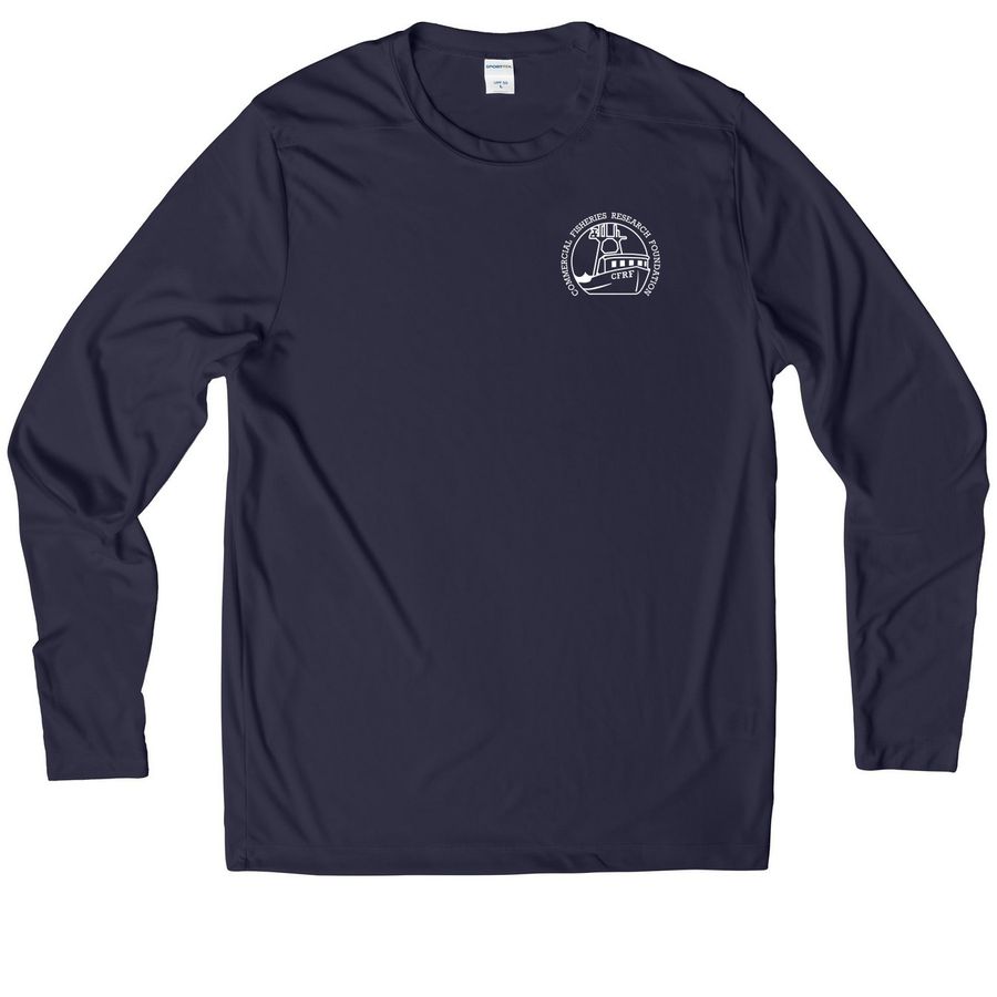 CFRF Performance Gear, a True Navy UV Performance Long Sleeve Tee