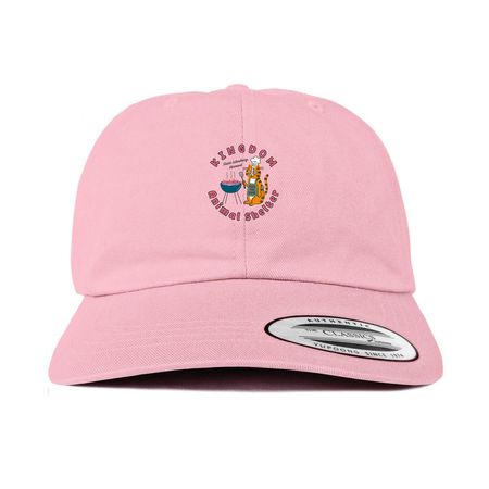 Kingdom Animal Shelter Grill Cat Hat Campaign, a Pink Printed Classic Baseball Cap