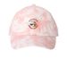 Kingdom Animal Shelter Grill Cat Hat Campaign, a Light Pink Printed Tie Dye Baseball Hat