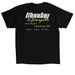Munday Motorsports, a Black Classic Unisex Tee (back-view)