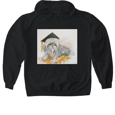 Graduation, a Black Gildan Softstyle Pullover Hoodie