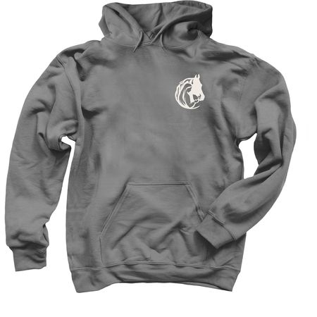 MC Cooperative Equine Training - Logo, a Charcoal Pullover Hoodie