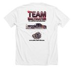 2026 Saltinator Shirt, a Solid White Blend Premium Unisex Tee (back-view)
