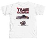 2026 Saltinator Shirt, a White Comfort Colors Unisex Tee (back-view)