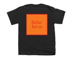 NO WAR ON IRAN - IRAN ZAMEEN, a Black Youth Unisex Tee (back-view)