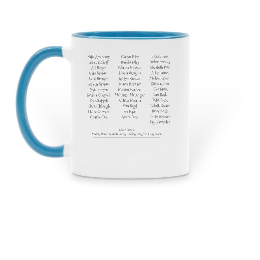 2026 End of Year Performance Gear&nbsp;, a Light Blue Two-Tone Ceramic Mug (back-view)
