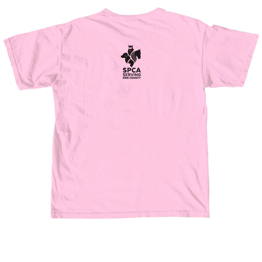 Wild Side, a Blossom Comfort Colors Unisex Tee (back-view)