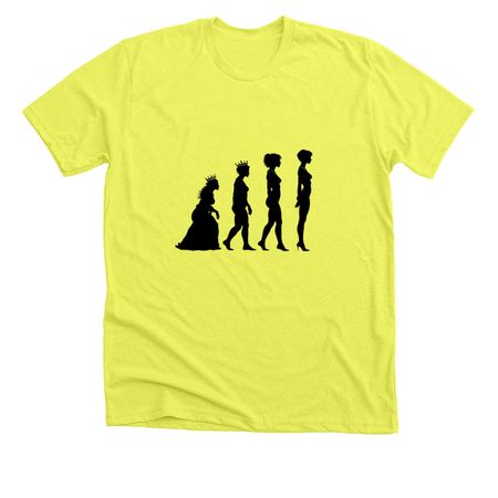 EB-LOOT-ON, a Neon Yellow Premium Unisex Tee