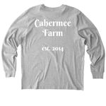 Cacophonix Eco Line, a Heather Grey Stanley/Stella Unisex Creator 2.0 Long Sleeve Tee (back-view)