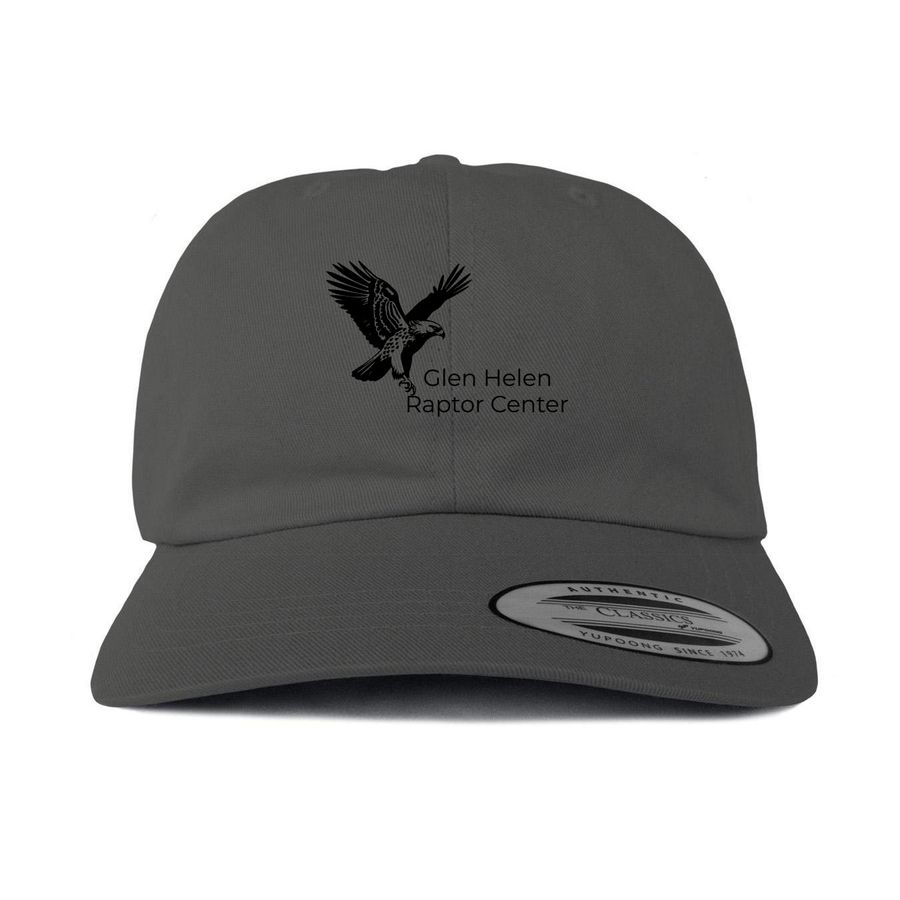 Glen Helen Raptor Hats, a Dark Gray Printed Classic Baseball Cap