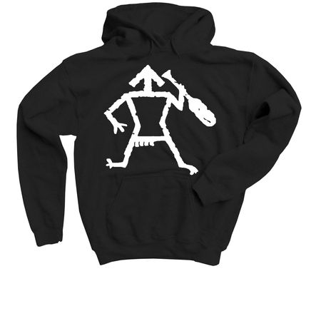 LOCHSA MAP, a Black Youth Pullover Hoodie