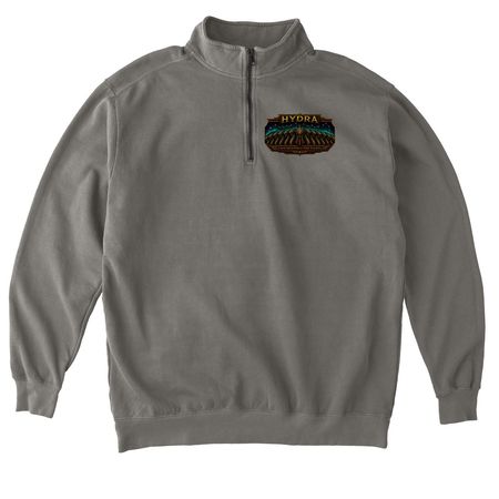 Office/Personal Wear, a Grey Comfort Colors Quarter Zip Pullover