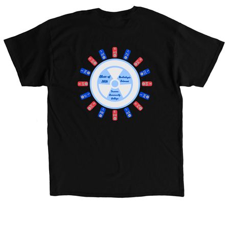 CO 26 Graduates rad2tb, a Black Classic Unisex Tee (back-view)