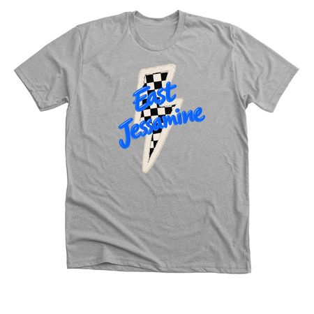 East Jessamine Lightning Bolt &nbsp;, a Athletic Heather Premium Unisex Tee