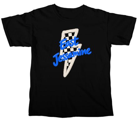East Jessamine Lightning Bolt &nbsp;, a Black Comfort Colors Unisex Tee