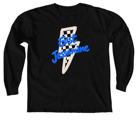 East Jessamine Lightning Bolt &nbsp;, a Black Comfort Colors Long Sleeve Tee