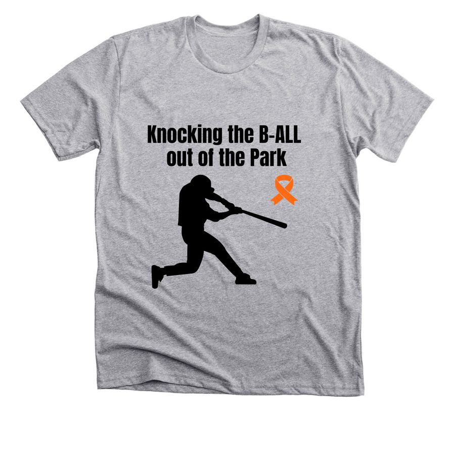 Knocking the B-ALL out of the Park, a Athletic Heather Premium Unisex Tee