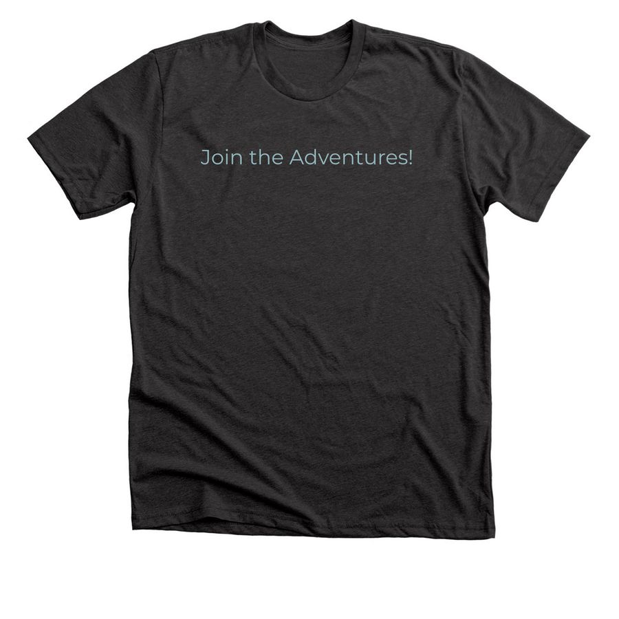 K9 Track NW Join the Adventures!, a Dark Grey Heather Premium Unisex Tee