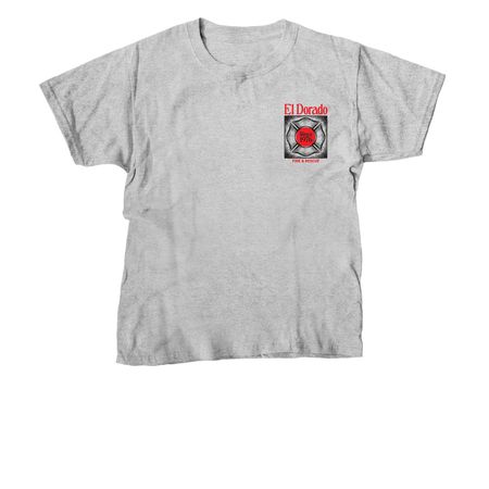 EL Dorado Fire & Rescue 50th Anniversary, a Sport Grey Youth Unisex Tee