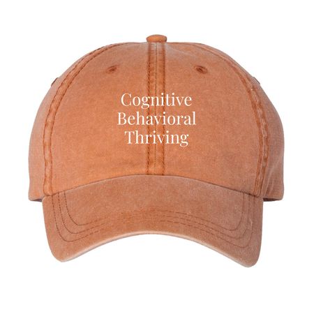 CBT, a Texas Orange Printed Pigment Dye Baseball Cap