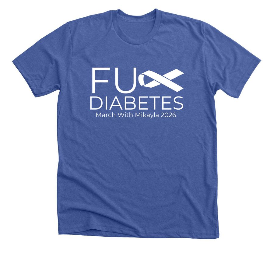 FU Diabetes, a Solid True Royal Premium Unisex Tee