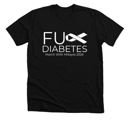 FU Diabetes, a Solid Black Blend Premium Unisex Tee