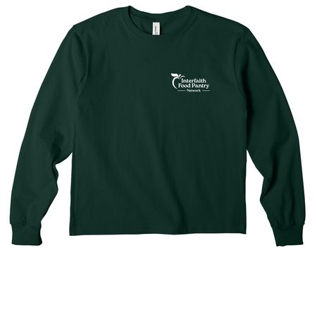 Neighbors Helping Neighbors Collection 2026, a Forest Youth Heavyweight Long Sleeve Tee