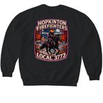 L3772 Halloween Edition, a Black Softstyle Crewneck Sweatshirt (back-view)