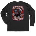 L3772 Halloween Edition, a Black Classic Long Sleeve Tee (back-view)