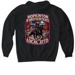 L3772 Halloween Edition, a Black Gildan Softstyle Pullover Hoodie (back-view)