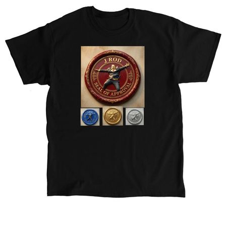 JRod?s Seal of Approval&nbsp;, a Black Classic Unisex Tee