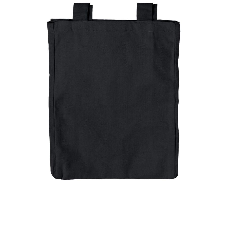 Eli Tote, a Black Reclaimist Everywhere Tote Bag (back-view)