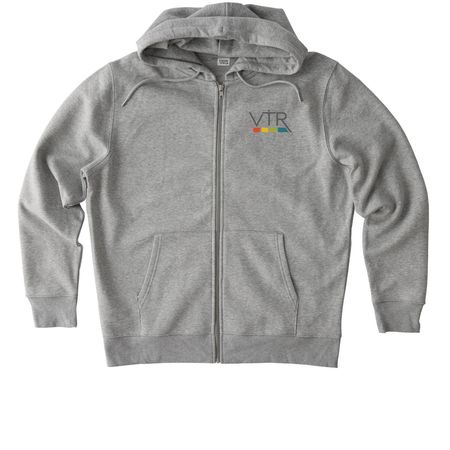 The VTR Collection, a Heather Grey Stanley/Stella Unisex Cultivator 2.0 Zip Up Pullover Hoodie